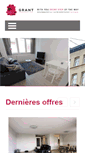 Mobile Screenshot of grantproperties.be